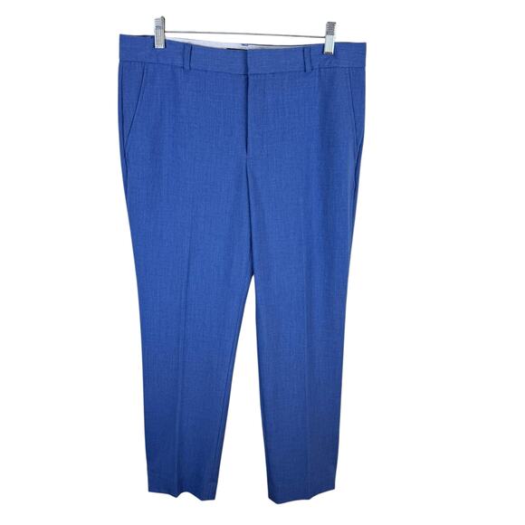 Banana Republic Blue Ryan Fit Straight Leg Mid Rise Chino Pants Trousers Size 8P - Picture 1 of 5